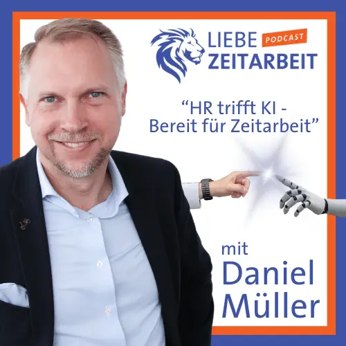 Logo Podcast Liebe Zeitarbeit Daniel Müller